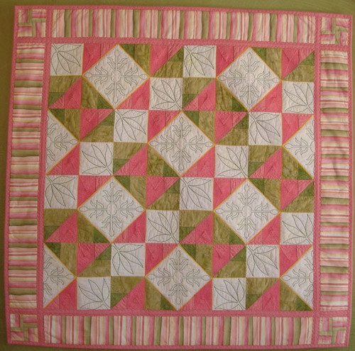 Mother & Child! A block from the 2012 Mystery Quilt repeats to make a beautiful quilt.