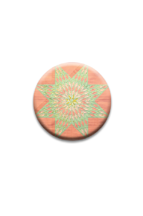 Coral Lone Star Single Quilt Dot