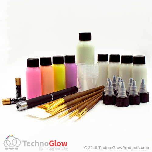 techno glow paint set techno glow paint set