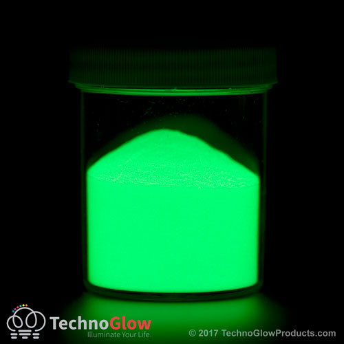 Glow in the dark glass pigment. Glow in the dark glass pigment.