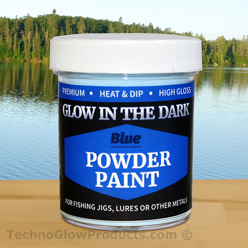 Blue Glow in the Dark Powder Paint Blue Glow in the Dark Powder Paint