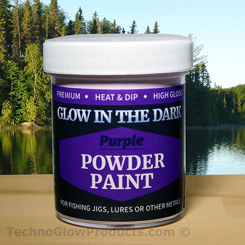Purple Glow in the Dark Powder Paint Purple Glow in the Dark Powder Paint