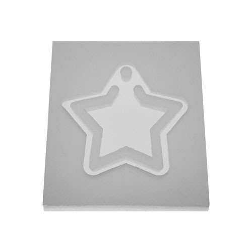 Silicone Star Jewelry Pendant Mold Silicone Star Jewelry Pendant Mold