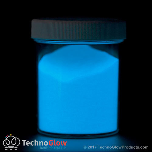 Blue Glow in the Dark & UV Powder <50 Microns Waterproof Blue Glow in the Dark & UV Powder <50 Microns Waterproof