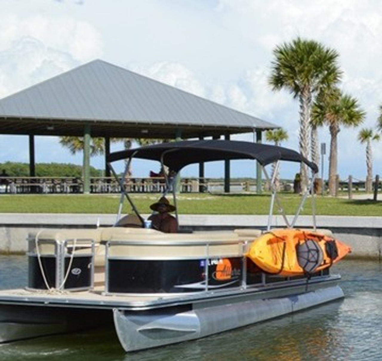 Kayak Rack for Pontoon Boats Aluminum - StoreYourBoard.com