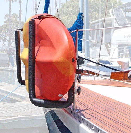 Rail Mounted Kayak Rack for Boats | Stainless Steel 