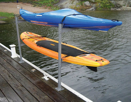 2 Kayak or SUP Dock Rack Stores Boats Over the Water ...