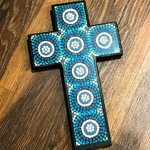 Indigenous Cross - Living Waters Indigenous Cross - Living Waters
