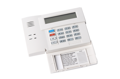Honeywell 6160RF Custom Alpha Integrated Keypad ... alarm contacts wiring in series 