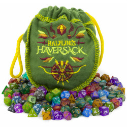 Halflings Haversack dice sets Halflings Haversack dice sets