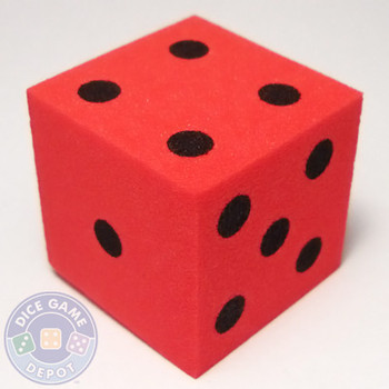 Foam Dice - 25mm - Red Foam Dice - 25mm - Red