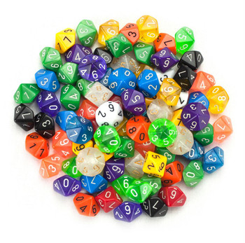 100 assorted d10 dice 100 assorted d10 dice