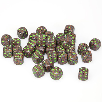 12mm Speckled Earth d6s - Set of 36 12mm Speckled Earth d6s - Set of 36