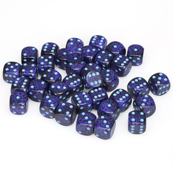 12mm Speckled Cobalt d6s - Set of 36 12mm Speckled Cobalt d6s - Set of 36