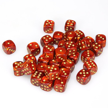 12mm Scarab Scarlet dice - Set of 36 12mm Scarab Scarlet dice - Set of 36