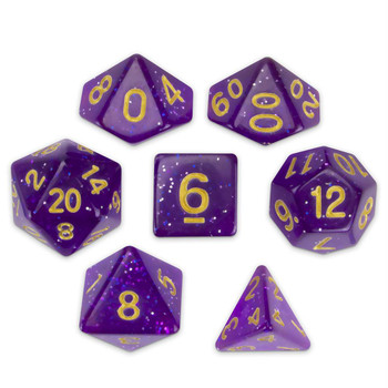 Midnight Nebula dice set Midnight Nebula dice set