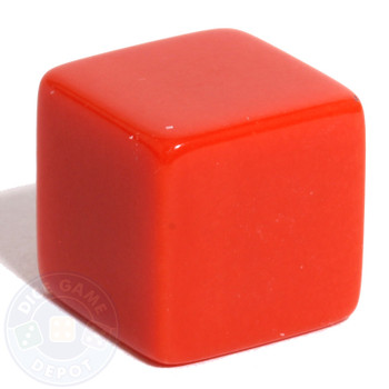 19mm blank dice - Red 19mm blank dice - Red