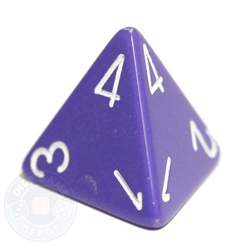 d4 - Opaque Purple - Top-read d4 - Opaque Purple - Top-read