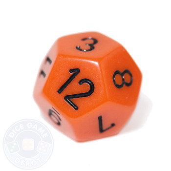 d12 - Orange d12 - Orange