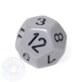 d12 - Gray d12 - Gray