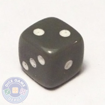 5mm Opaque Gray Dice 5mm Opaque Gray Dice