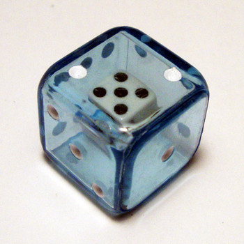 19mm Blue Double Dice 19mm Blue Double Dice