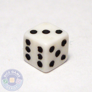 5mm white square-corner dice 5mm white square-corner dice