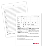 Farkle score sheets