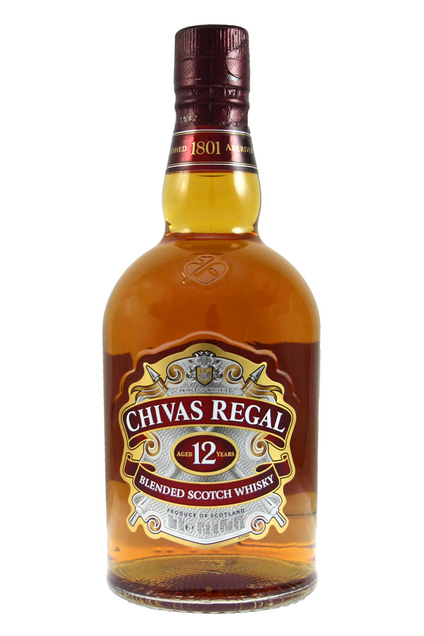 Chivas Regal 12 Year Old Blended Scotch Whisky Chivas