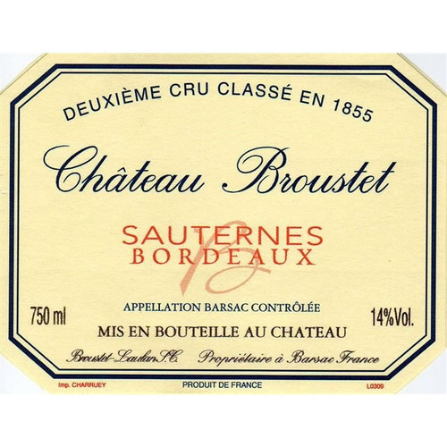Chateau Broustet 2009