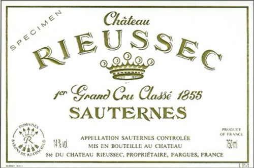 Chateau Rieussec 2009