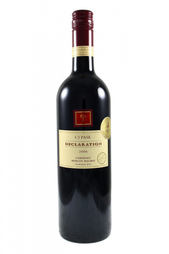C J Pask Declaration Cabernet Merlot Malbec 2006