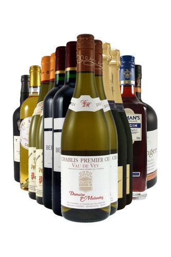 The Shooting Party 12 Bottle Fine Wine and Spirit Selection Case