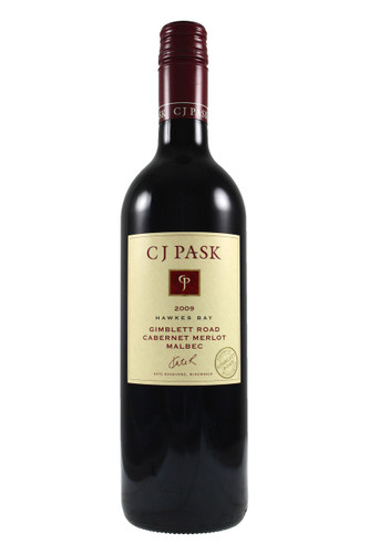 C J Pask Cabernet Merlot Malbec 2009
