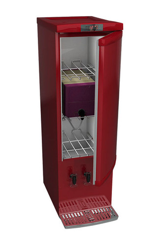 Wine Cooler and Dispenser for Bag in the Box Wines