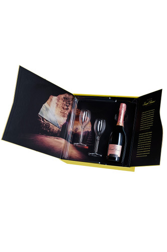 Joseph Perrier Rose Champagne Flute Gift Pack