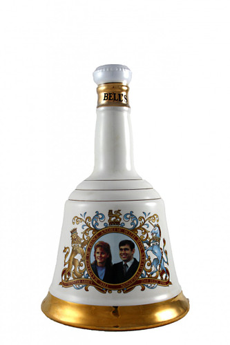 Bells Whisky Decanter Prince Andrew with Miss Sarah Ferguson