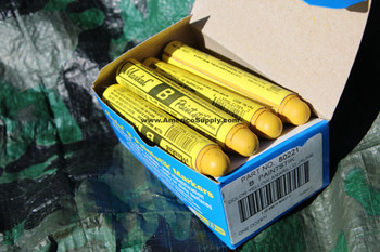 80221 Real paint for long-lasting, highly visible marks
Superior marking on rough, rusty, or dirty surfaces
Solid paint marker eliminates replacement tips, sharpening or priming, increasing productivity
Easy-to-hold, recyclable paperboard holder protects Paintstik for maximum use
Weather- and UV-resistant for long-lasting marks 80221 Real paint for long-lasting, highly visible marks
Superior marking on rough, rusty, or dirty surfaces
Solid paint marker eliminates replacement tips, sharpening or priming, increasing productivity
Easy-to-hold, recyclable paperboard holder protects Paintstik for maximum use
Weather- and UV-resistant for long-lasting marks
