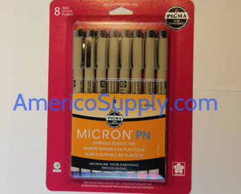 8 PK PIGMA MICRON PN - ASST: 1 EA BLACK, RED, BLUE/BLACK, BLUE, SEPIA, ROSE, BURGUNDY, PURPLE 8 PK PIGMA MICRON PN - ASST: 1 EA BLACK, RED, BLUE/BLACK, BLUE, SEPIA, ROSE, BURGUNDY, PURPLE