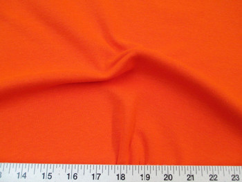 Discount Fabric Tubular Cotton Jersey Lycra Spandex Knit Orange 109TB Discount Fabric Tubular Cotton Jersey Lycra Spandex Knit Orange 109TB