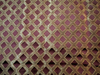 Fabric Robert Allen Beacon Hill Lattice Sheen Madeira Burgundy Silk Drapery 14*J Fabric Robert Allen Beacon Hill Lattice Sheen Madeira Burgundy Silk Drapery 14*J