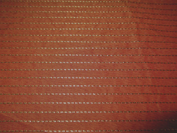 Fabric Robert Allen Beacon Hill Silk Jaspe Terracotta Silk Stripe Drapery 41JJ Fabric Robert Allen Beacon Hill Silk Jaspe Terracotta Silk Stripe Drapery 41JJ