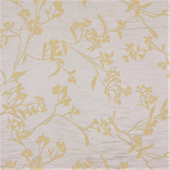 Fabric Robert Allen Beacon Hill Thale Cress Yellow Lotus Embroidery Silk 15II Fabric Robert Allen Beacon Hill Thale Cress Yellow Lotus Embroidery Silk 15II