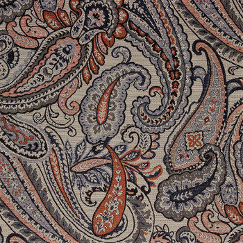 Fabric Richloom Upholstery Drapery Fenmore Rustic Paisley Jacquard Tapestry 32GG Fabric Richloom Upholstery Drapery Fenmore Rustic Paisley Jacquard Tapestry 32GG