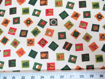 Discount Fabric Cotton Apparel Christmas Celebration Boxes Presents 23T Discount Fabric Cotton Apparel Christmas Celebration Boxes Presents 23T