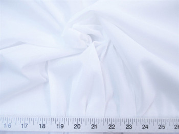 Discount Fabric 108" wide Aerial Silks Acrobatic Dance Stretch Tricot White 14TR Discount Fabric 108" wide Aerial Silks Acrobatic Dance Stretch Tricot White 14TR