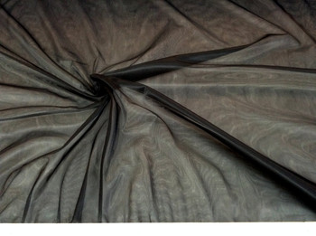 Discount Fabric Stretch Voile Black 108 inch Sheer VO301 Discount Fabric Stretch Voile Black 108 inch Sheer VO301