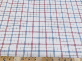 Discount Fabric Quilting Cotton Red and Blue Plaid 011CT Discount Fabric Quilting Cotton Red and Blue Plaid 011CT