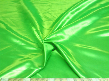 Discount Fabric Satin Taffeta Apple Green 65 inches wide 96SA Discount Fabric Satin Taffeta Apple Green 65 inches wide 96SA