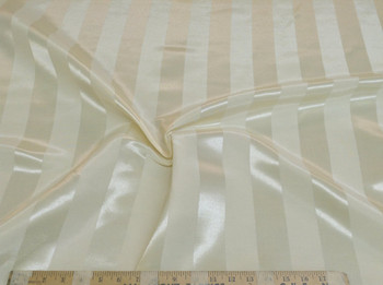 Discount Fabric Upholstery Drapery Brocade Satin Stripe Champagne 30DR Discount Fabric Upholstery Drapery Brocade Satin Stripe Champagne 30DR